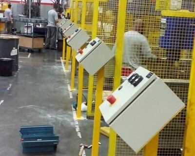 Automação de Linha de Produção Industrial