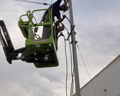 Montagem de Cabine Primária Industrial